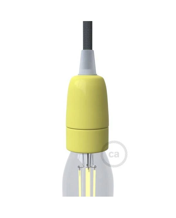 Kit portalámparas de porcelana E14