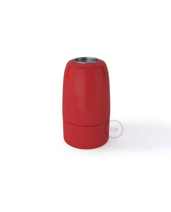 Kit portalámparas de porcelana E14