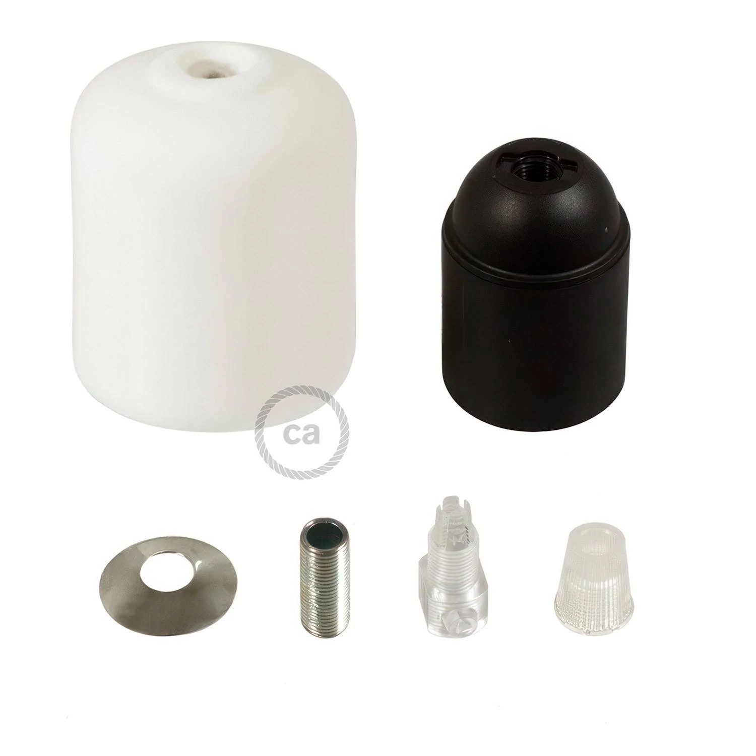 Kit portalámparas de cerámica E27