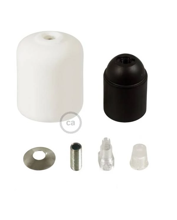 Kit portalámparas de cerámica E27