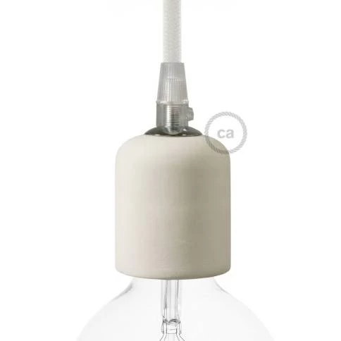 Kit portalámparas de cerámica E27