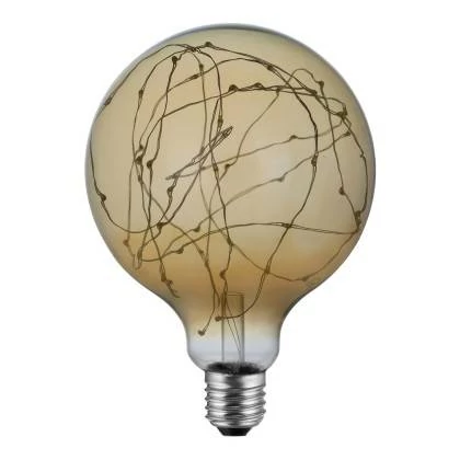 Bomobilla LED Globo G125 Mil Luces dorada