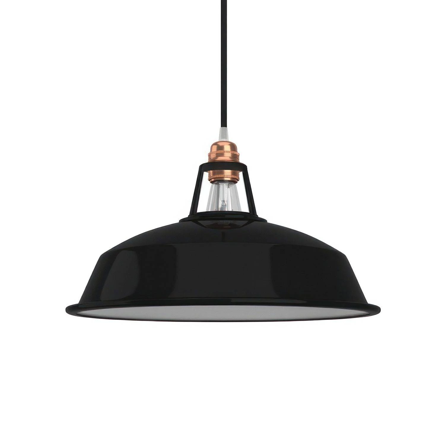 Pantalla Harbour de metal esmaltado para casquillo E27, 38 cm