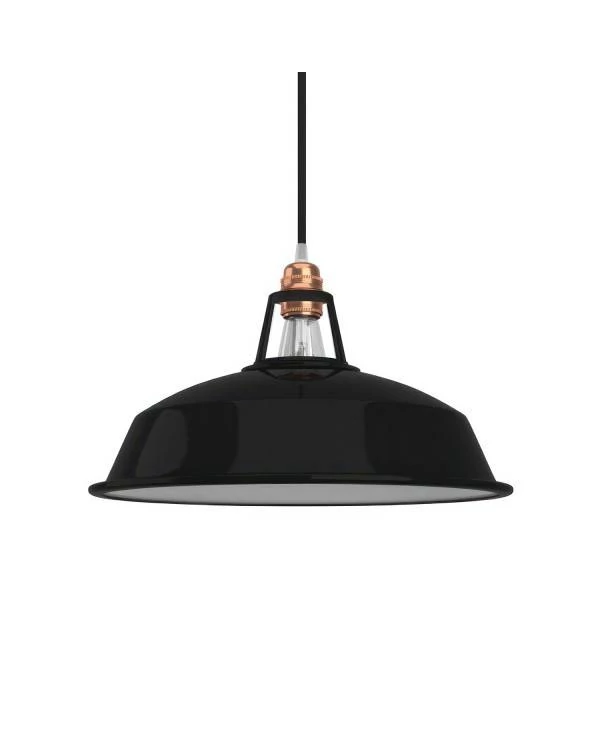 Pantalla Harbour de metal esmaltado para casquillo E27, 38 cm