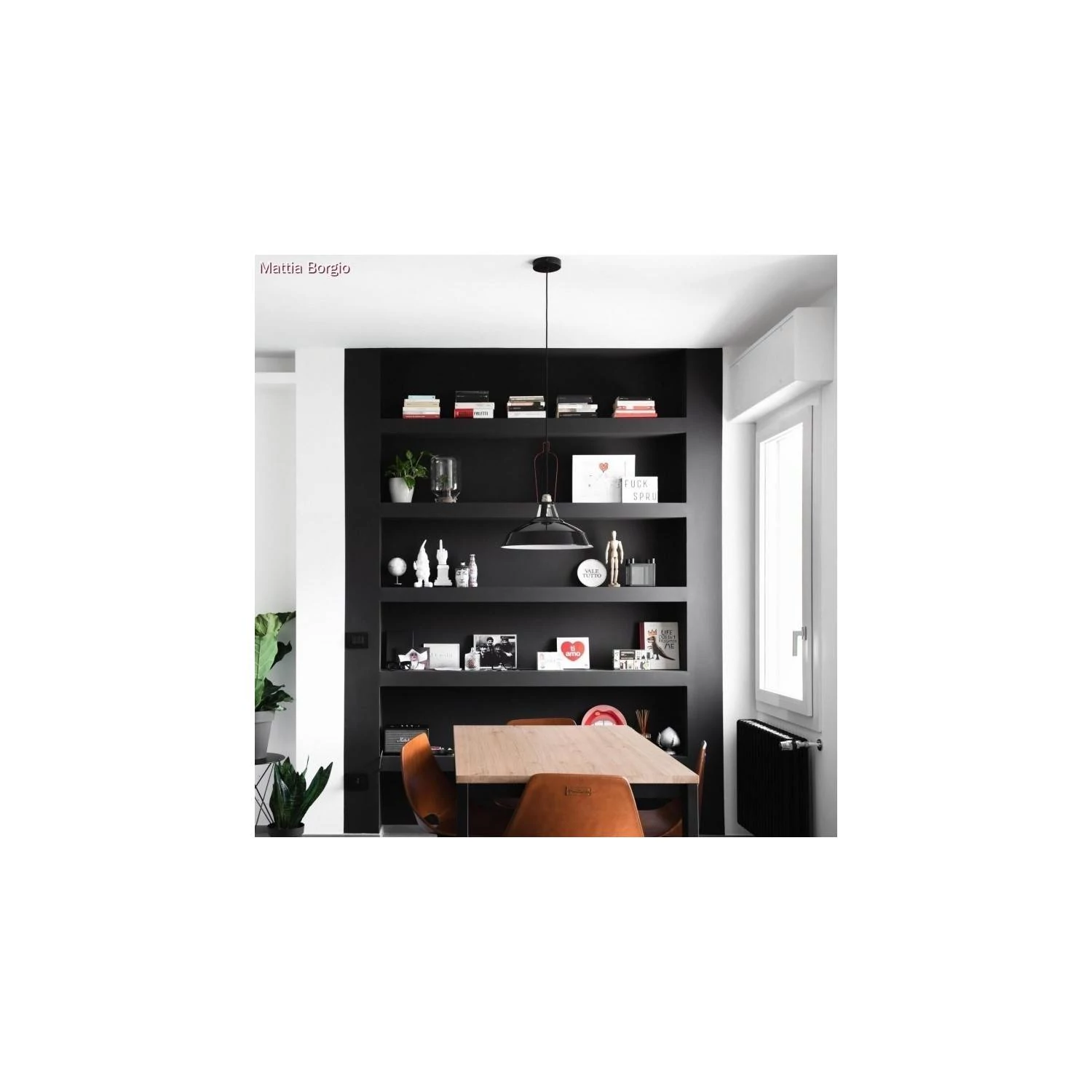 Pantalla Harbour de metal esmaltado para casquillo E27, 38 cm