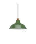 Pantalla Bistrot de metal esmaltado para casquillo E27, diámetro 30cm