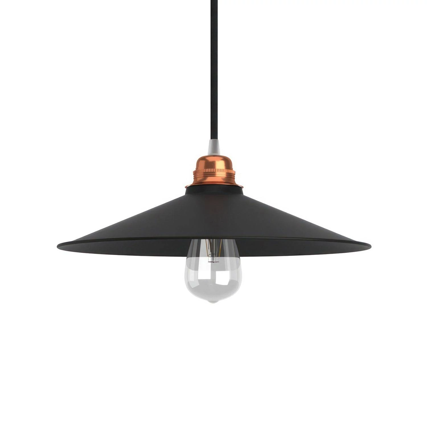 Pantalla Swing de metal esmaltado con casquillo E27