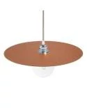 Plato Ellepi oversize de hierro barnizado para lámpara de suspensión, diámetro 40cm - Fabricado en Italia
