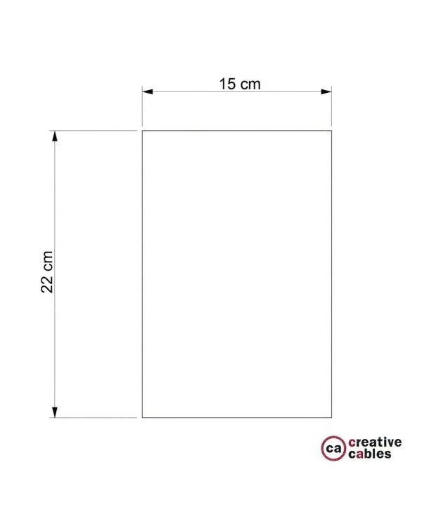 Pantalla de cemento Cubo para lámpara de suspensión