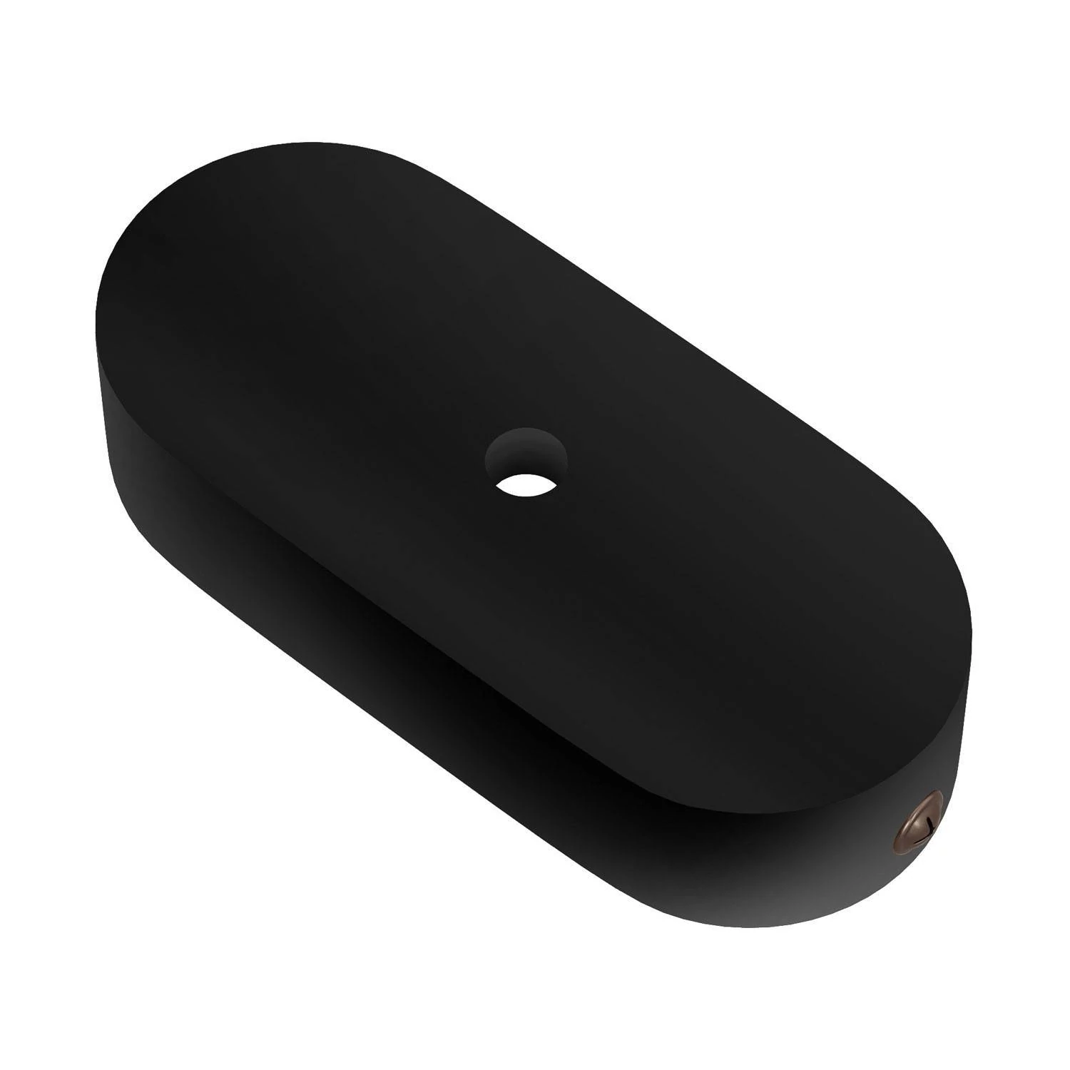 Roseton oval en madera para lámparas colgantes