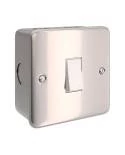 Caja de pared de metal con interruptor simple para Creative-Tube