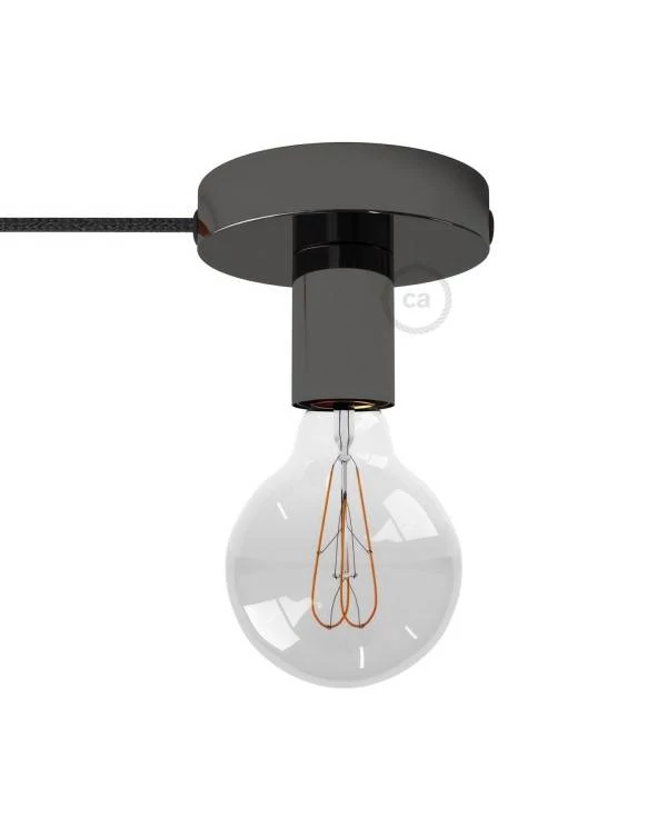 Spostaluce, el punto de luz en metal con cable textil