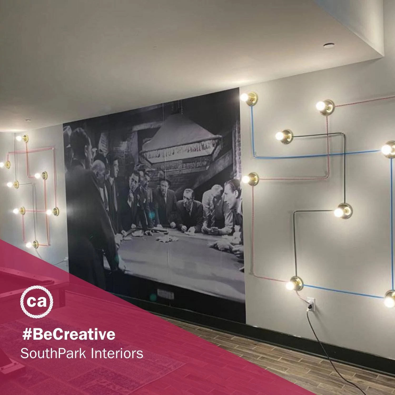 Spostaluce, el punto de luz en metal con cable textil
