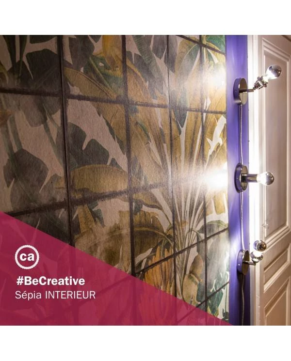 Spostaluce, el punto de luz en metal con cable textil
