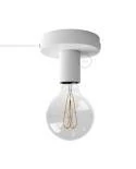 Spostaluce, el punto de luz de metal con cable textil y los agujeros laterales