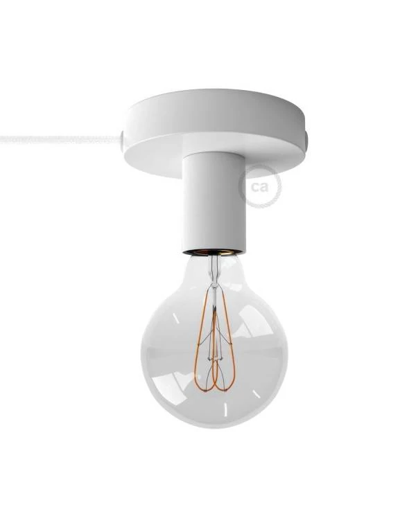 Spostaluce, el punto de luz en metal con cable textil