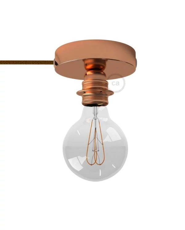 Spostaluce, en metal con portalámparas E27 roscado