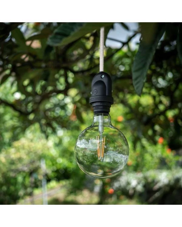Lámpara de exterior para pantalla resistente al agua.