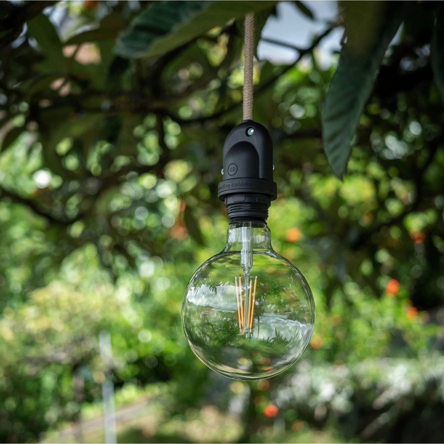 Lámpara de exterior para pantalla resistente al agua.