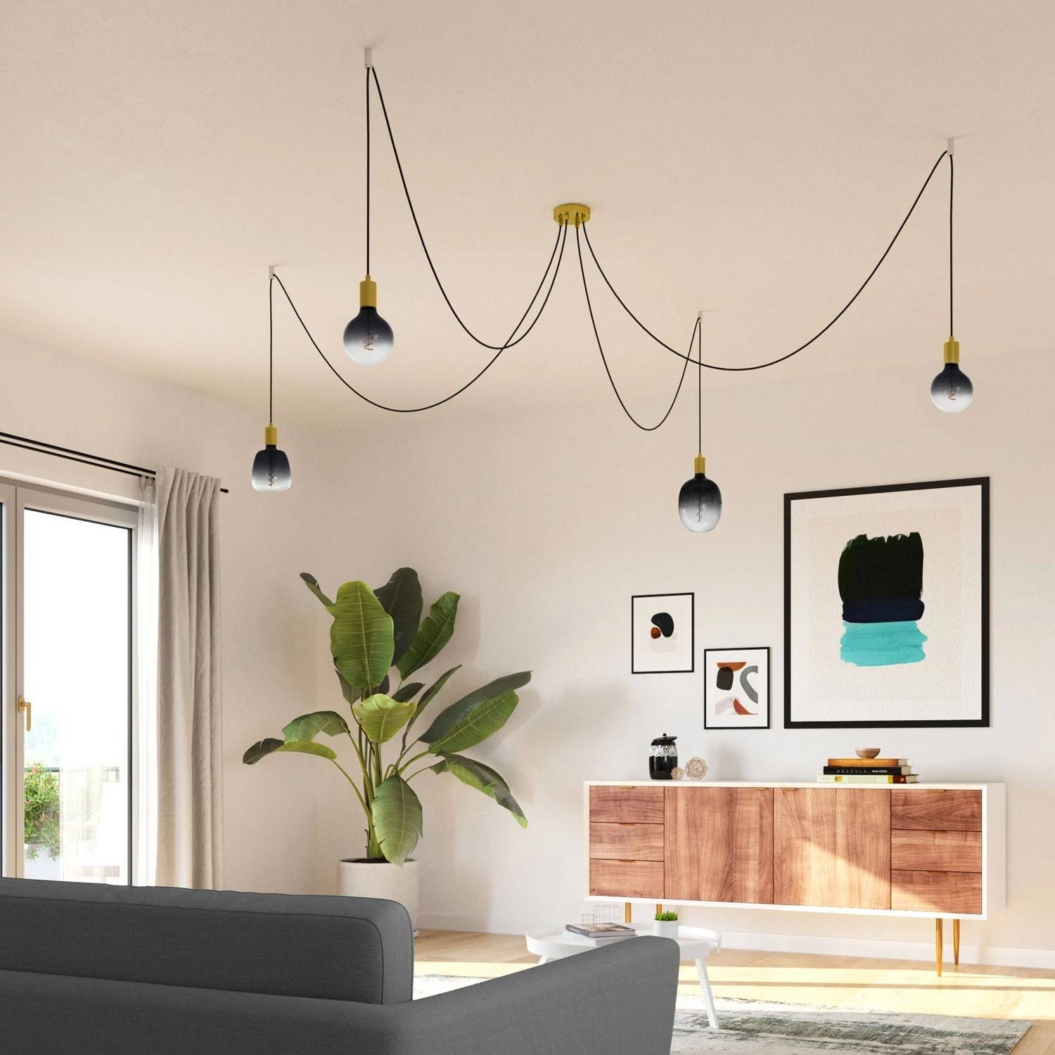 Bombilla LED Globo Dark Shadow serie Pastel