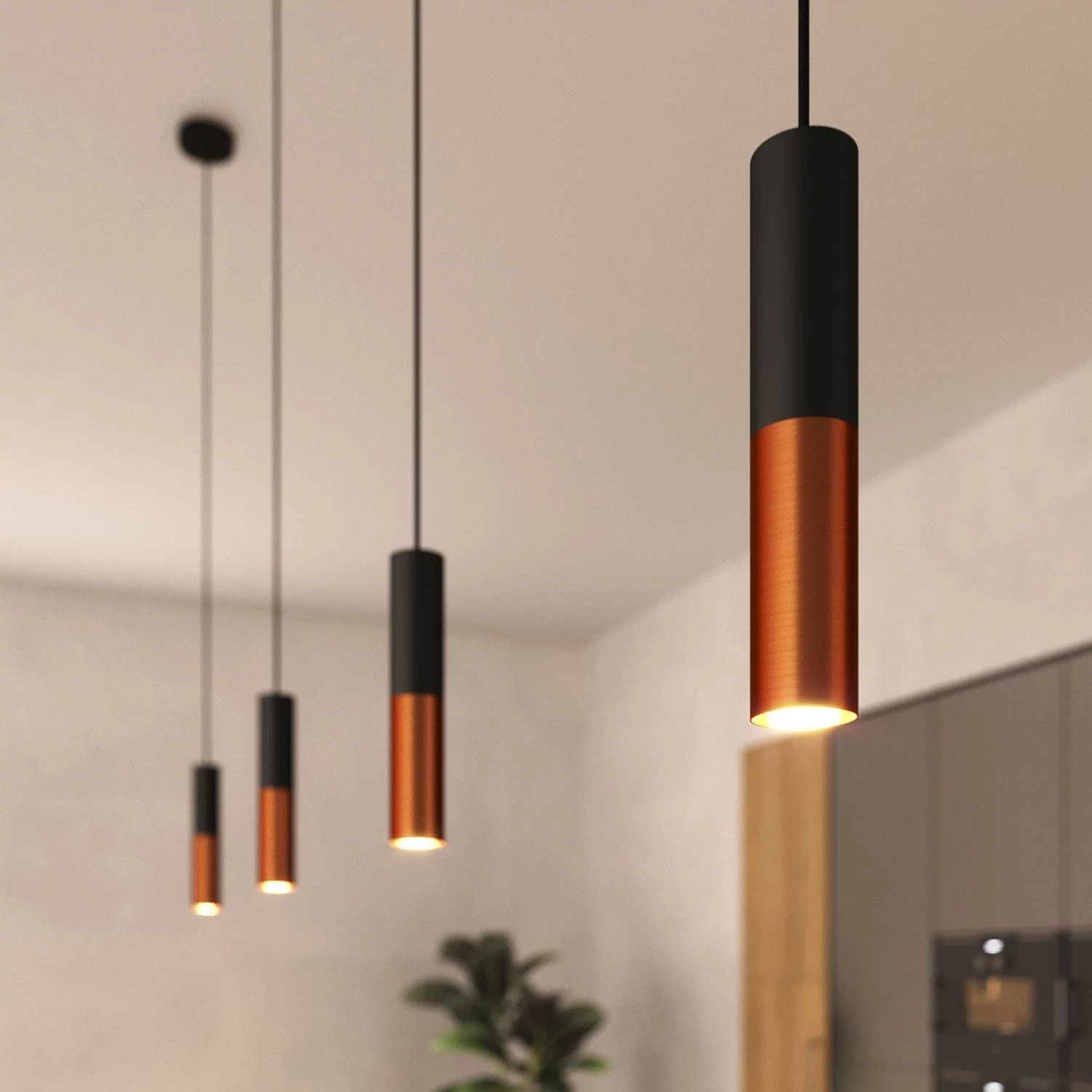 Tub-E14 pantalla doble metal para foco