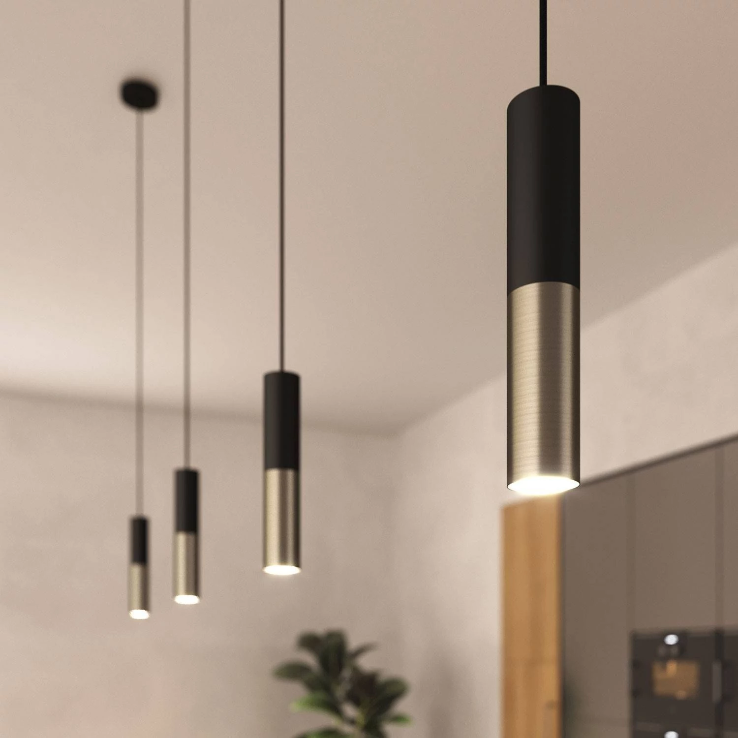 Tub-E14 pantalla doble metal para foco