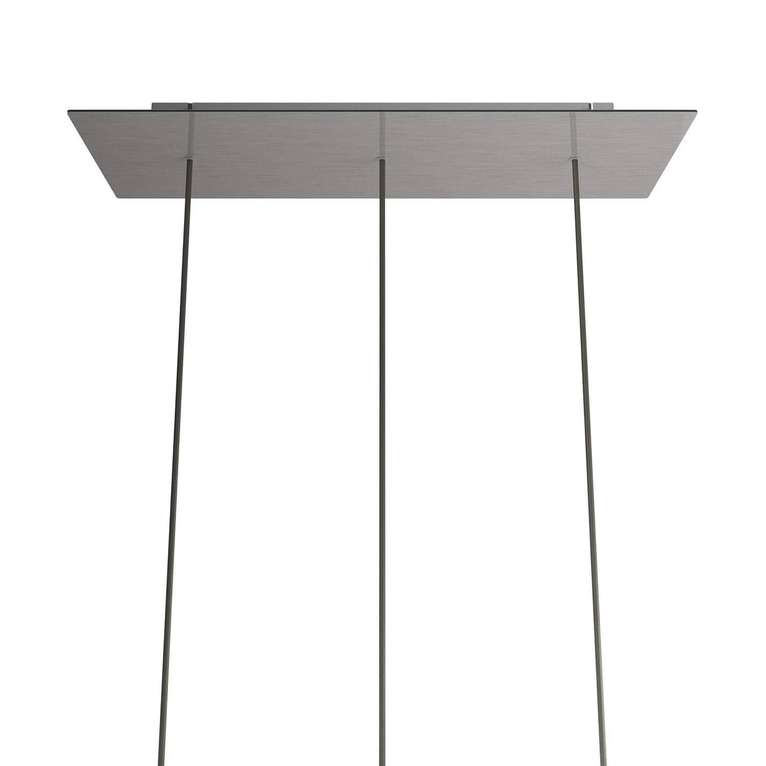 Rosetón XXL rectangular Ros One con 3 agujeros