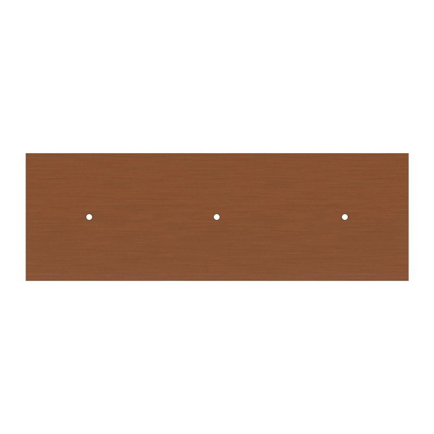 Rosetón XXL rectangular Ros One con 3 agujeros