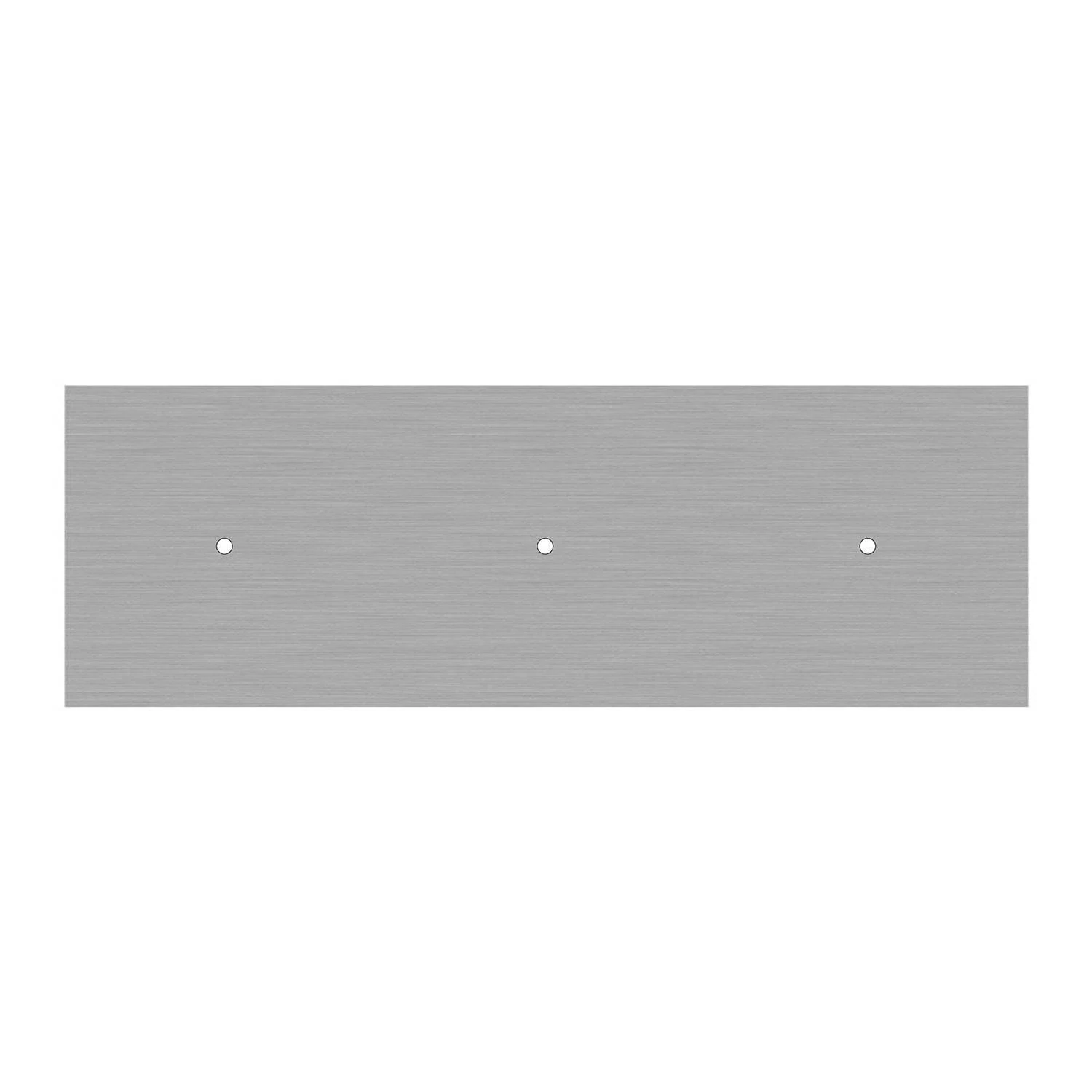Rosetón XXL rectangular Ros One con 3 agujeros
