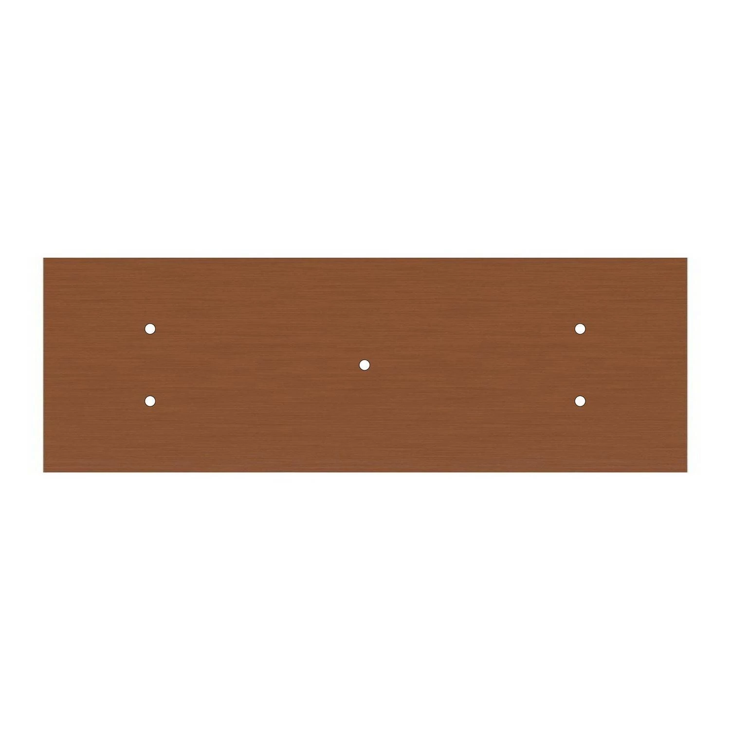 Rosetón XXL rectangular Ros One con 5 agujeros