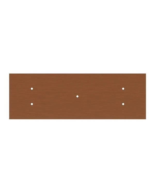 Rosetón XXL rectangular Ros One con 5 agujeros