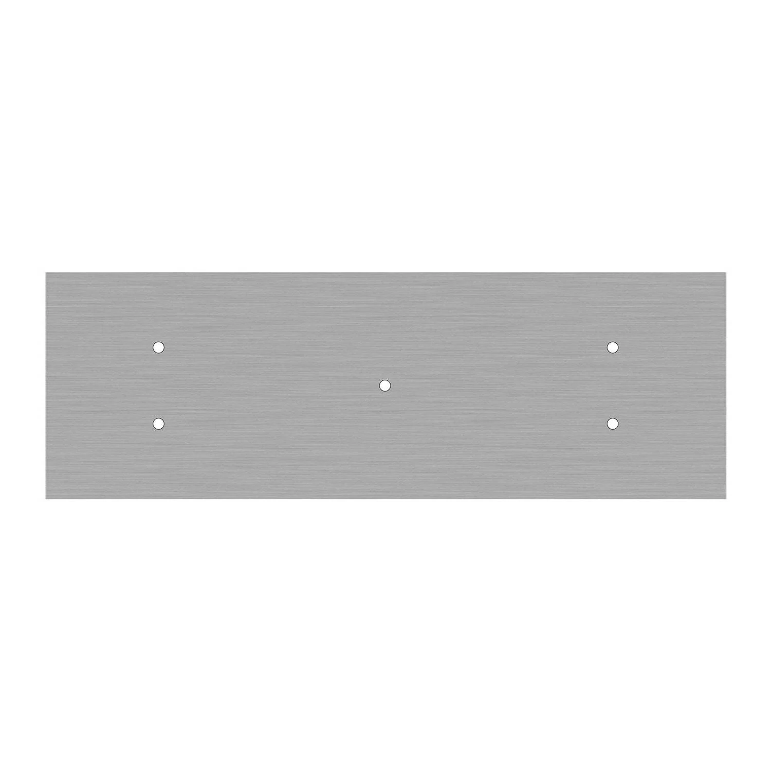 Rosetón XXL rectangular Ros One con 5 agujeros