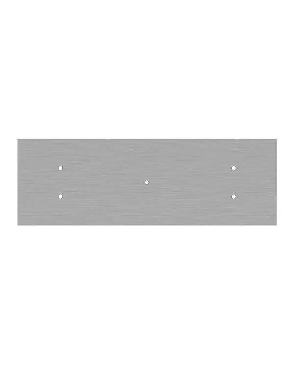 Rosetón XXL rectangular Ros One con 5 agujeros