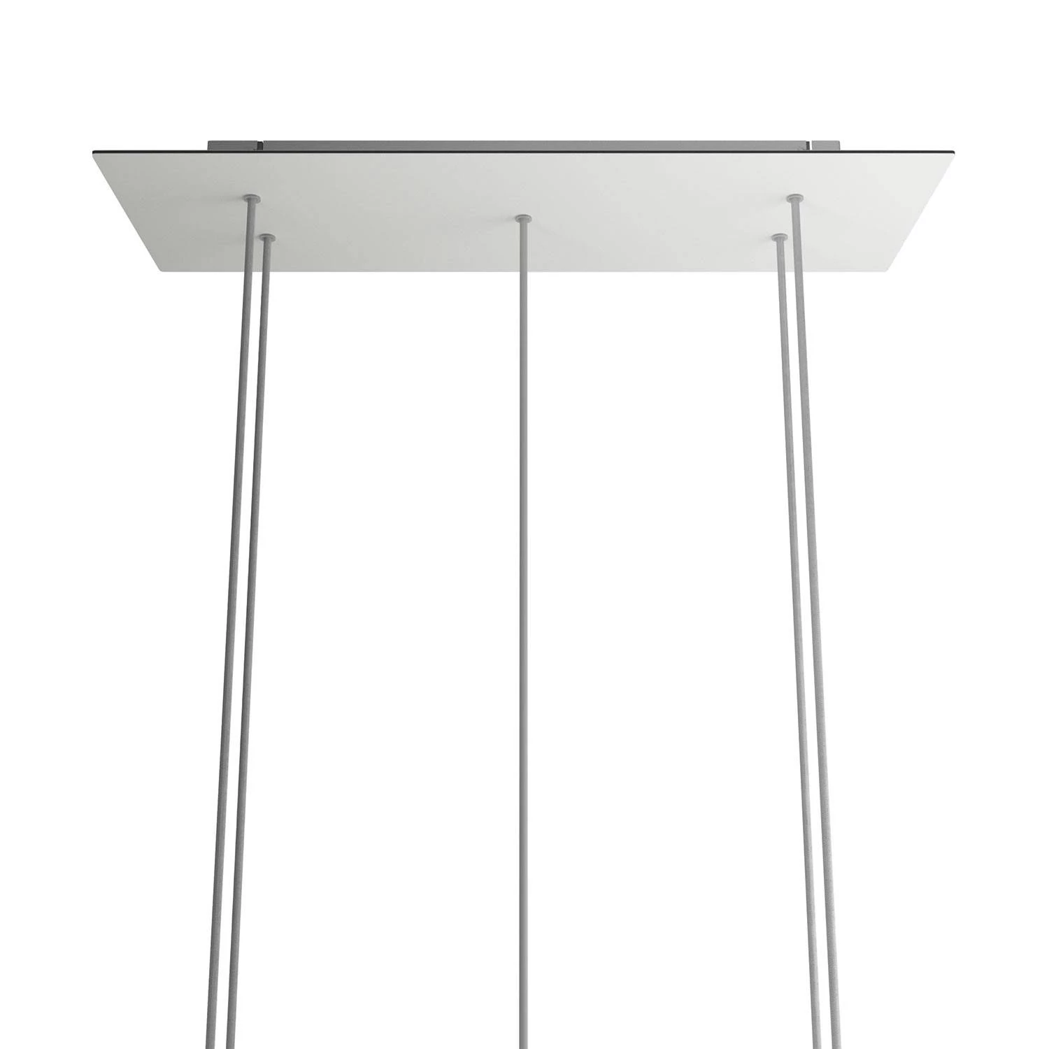 Rosetón XXL rectangular Ros One con 5 agujeros