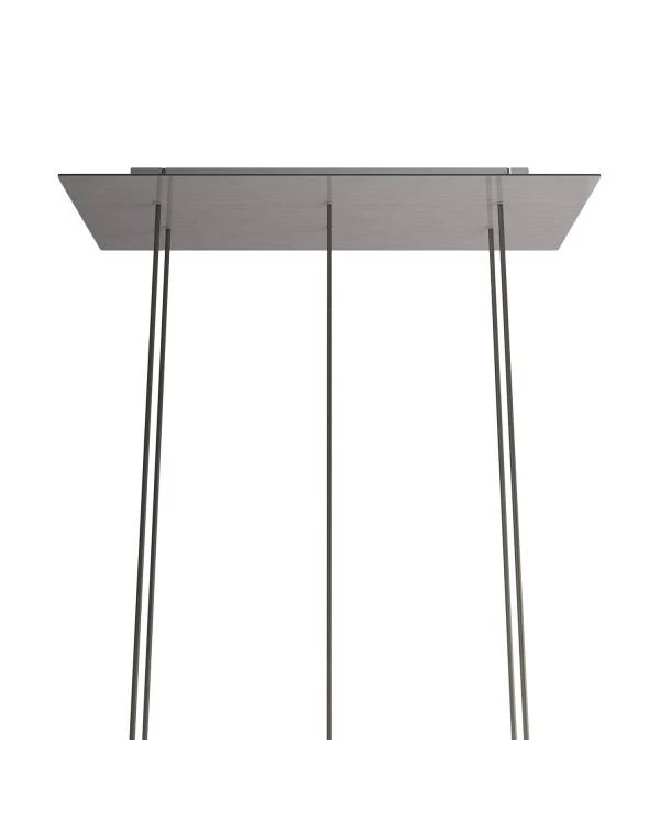 Rosetón XXL rectangular Ros One con 6 agujeros