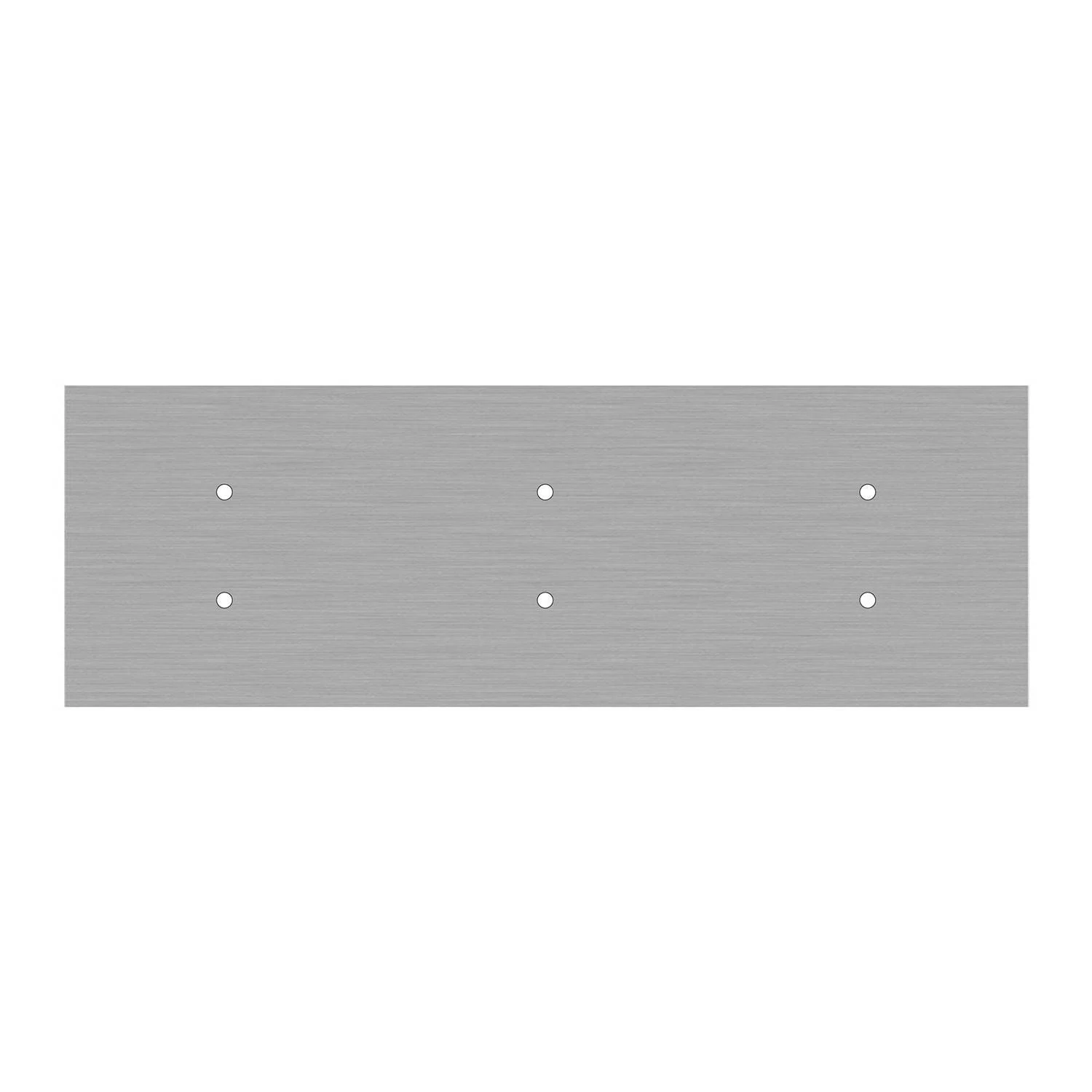 Rosetón XXL rectangular Ros One con 6 agujeros