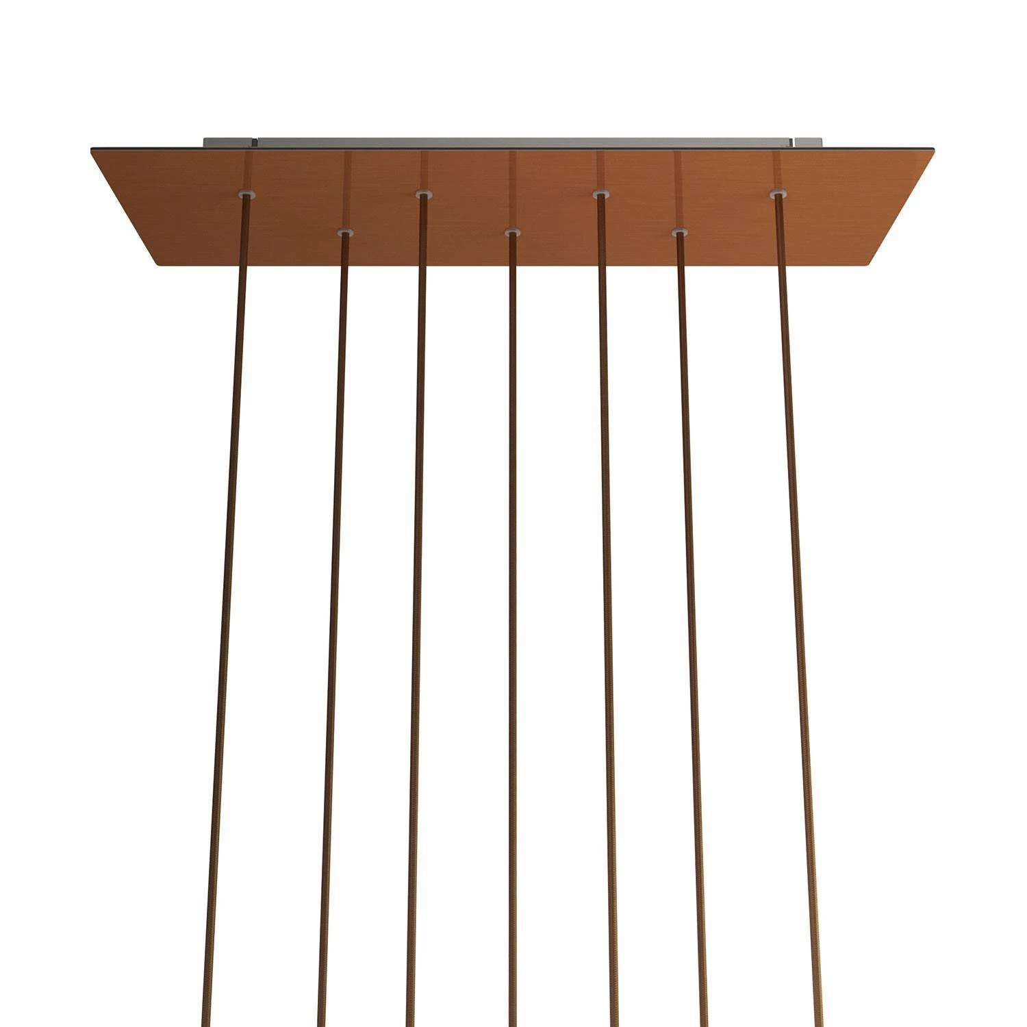 Rosetón XXL rectangular Ros One con 7 agujeros