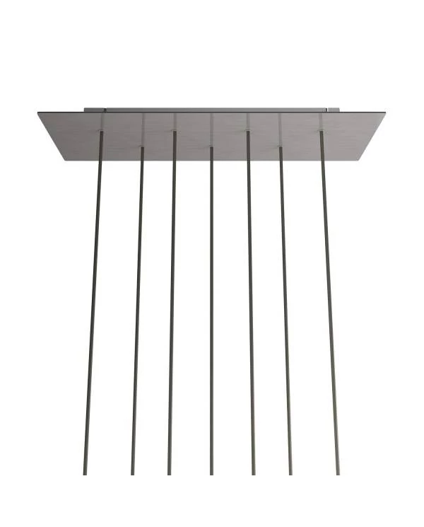Rosetón XXL rectangular Ros One con 7 agujeros