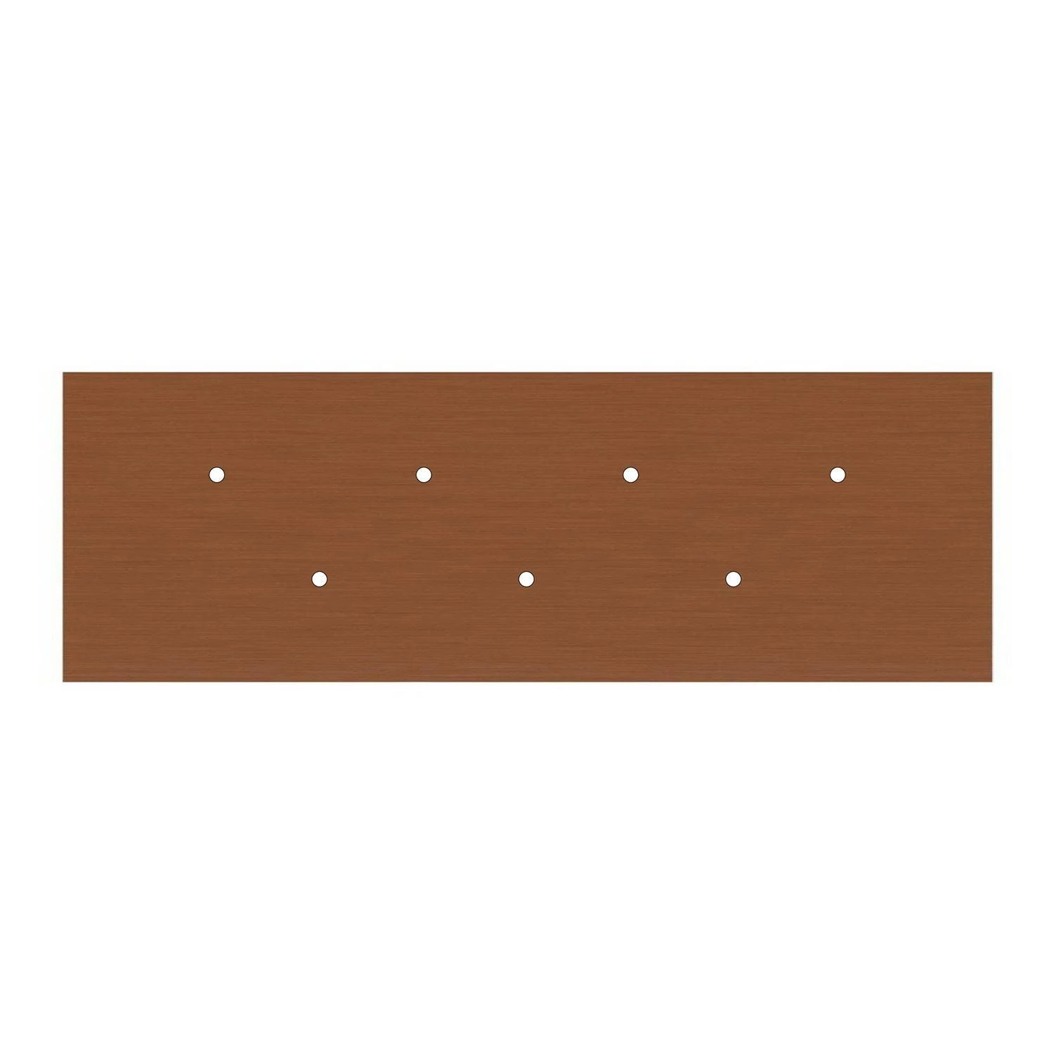 Rosetón XXL rectangular Ros One con 7 agujeros