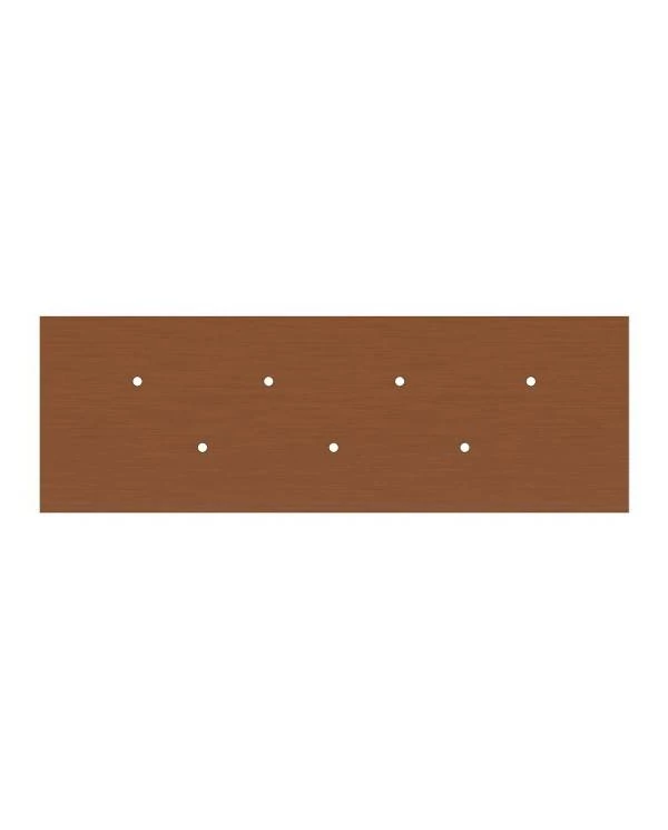 Rosetón XXL rectangular Ros One con 7 agujeros