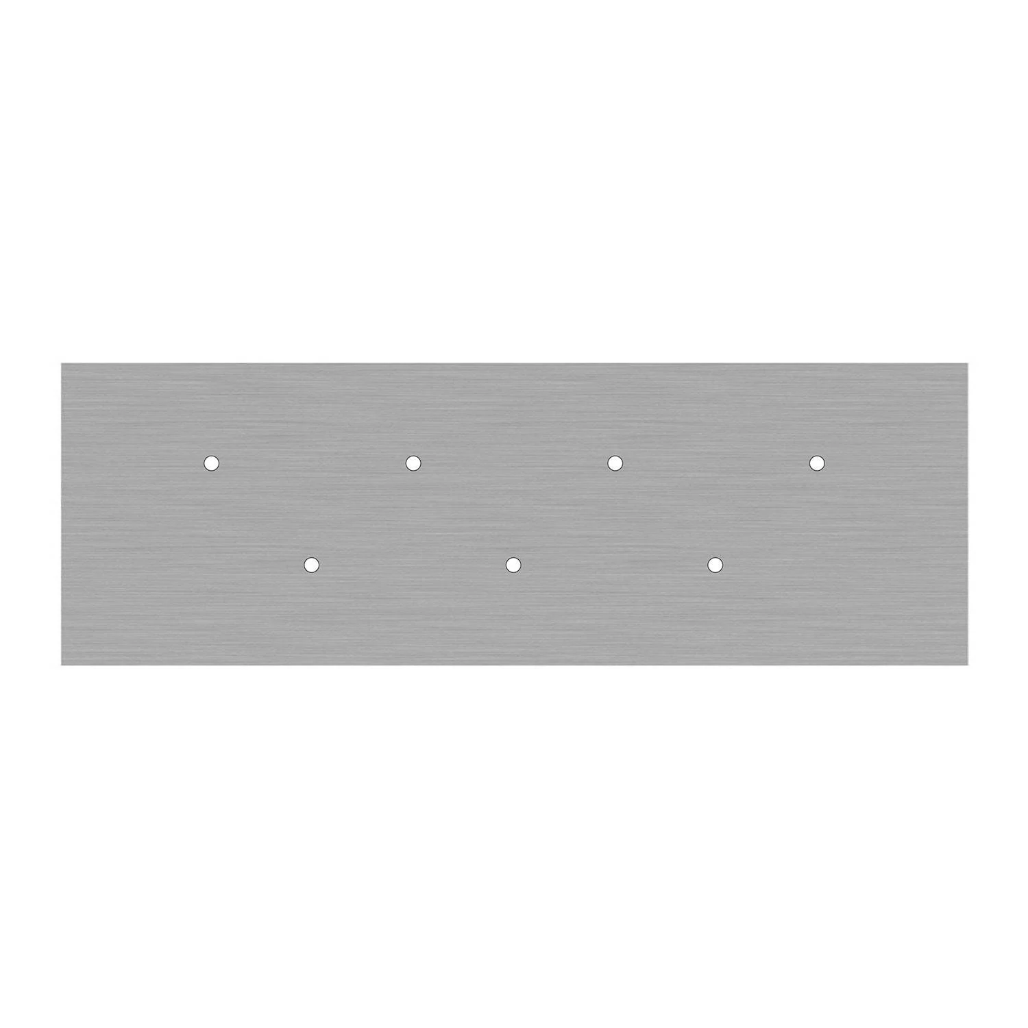 Rosetón XXL rectangular Ros One con 7 agujeros