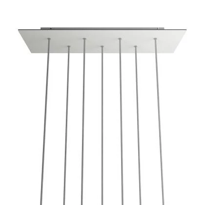 Rosetón XXL rectangular Ros One con 7 agujeros
