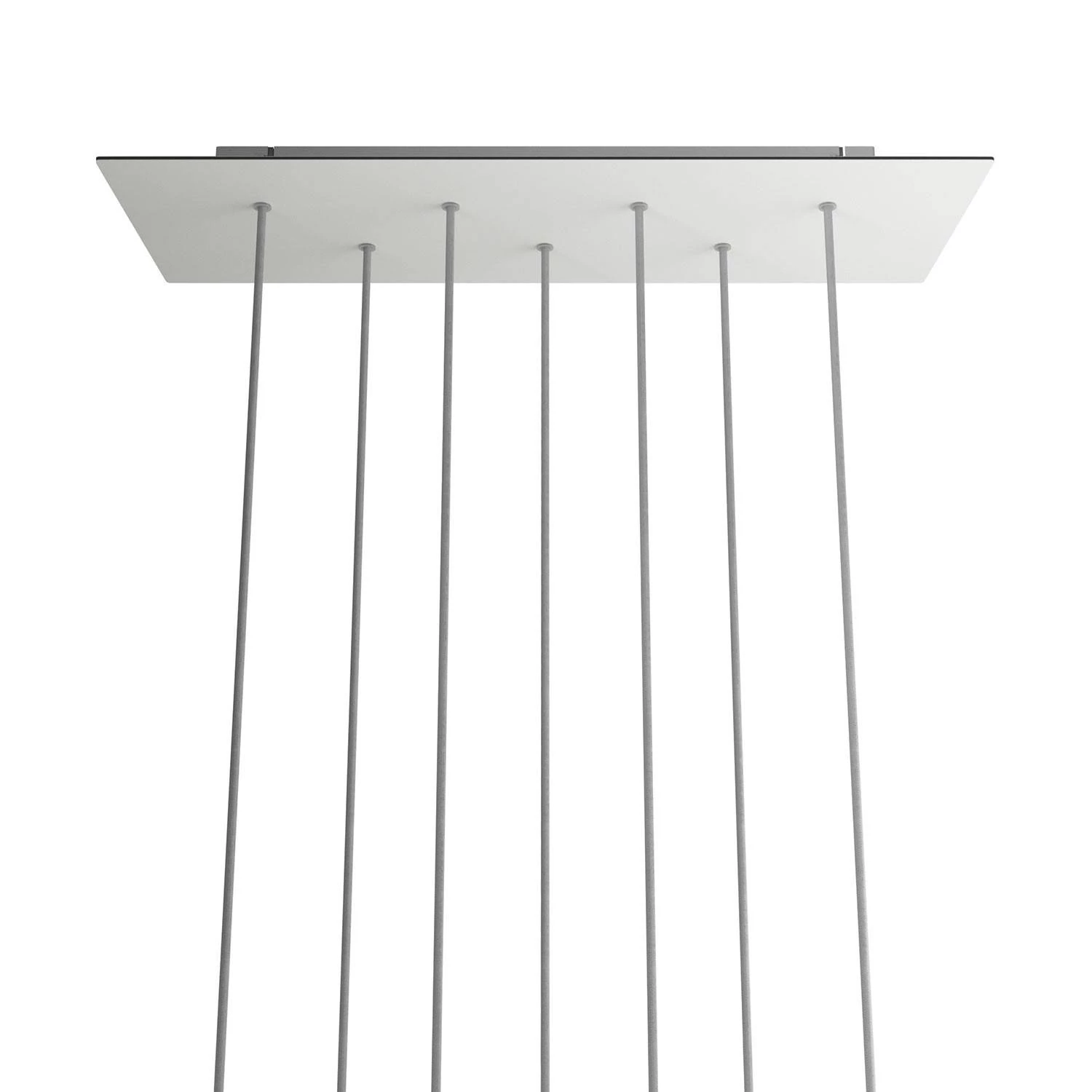 Rosetón XXL rectangular Ros One con 7 agujeros