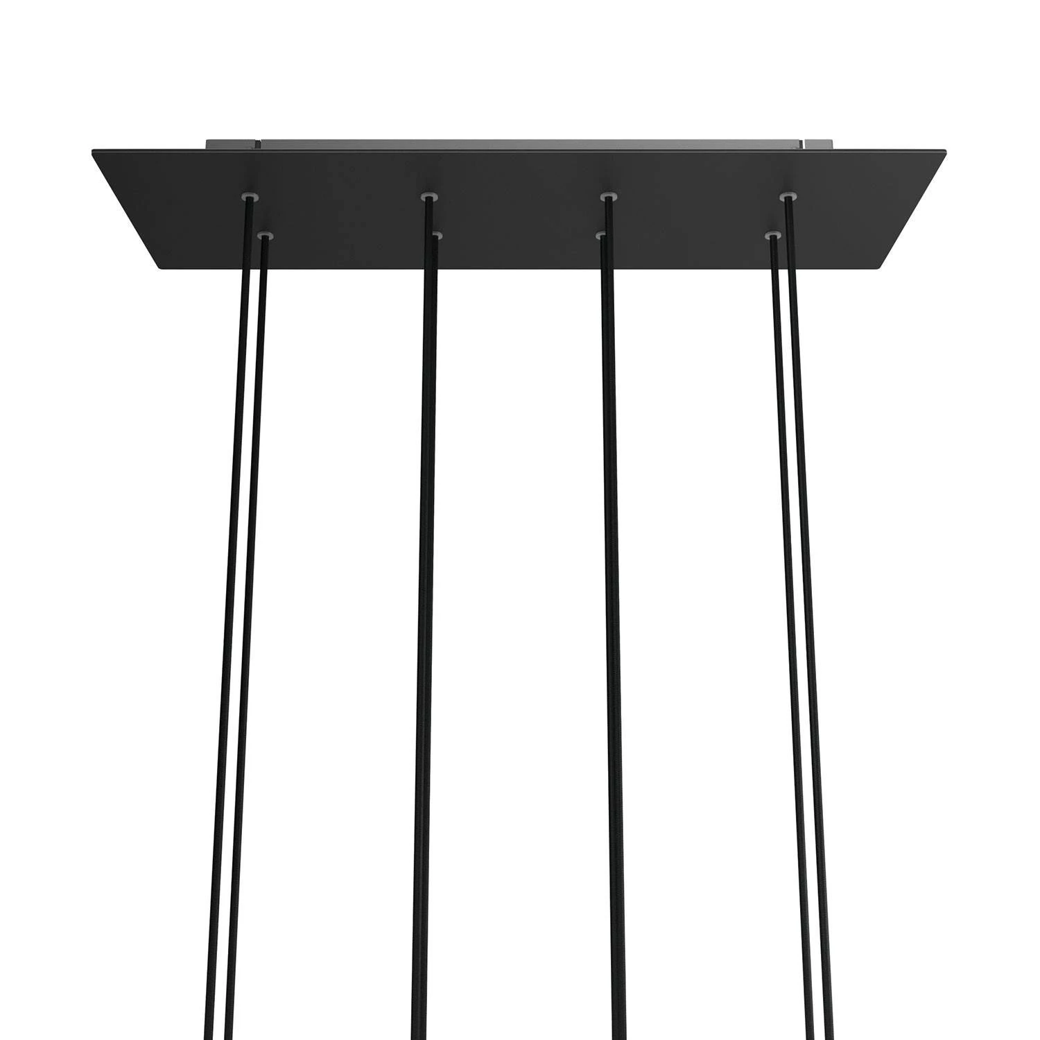 Rosetón XXL rectangular Ros One con 8 agujeros