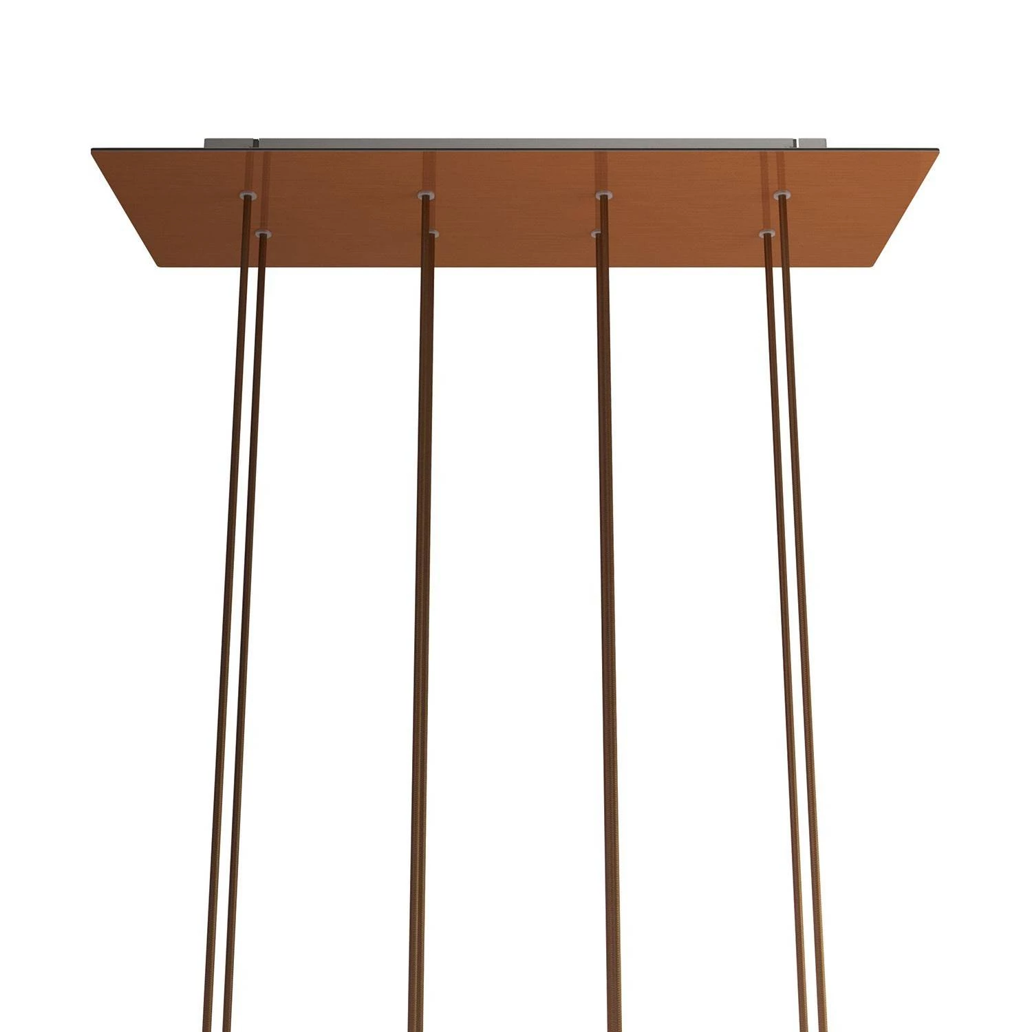 Rosetón XXL rectangular Ros One con 8 agujeros