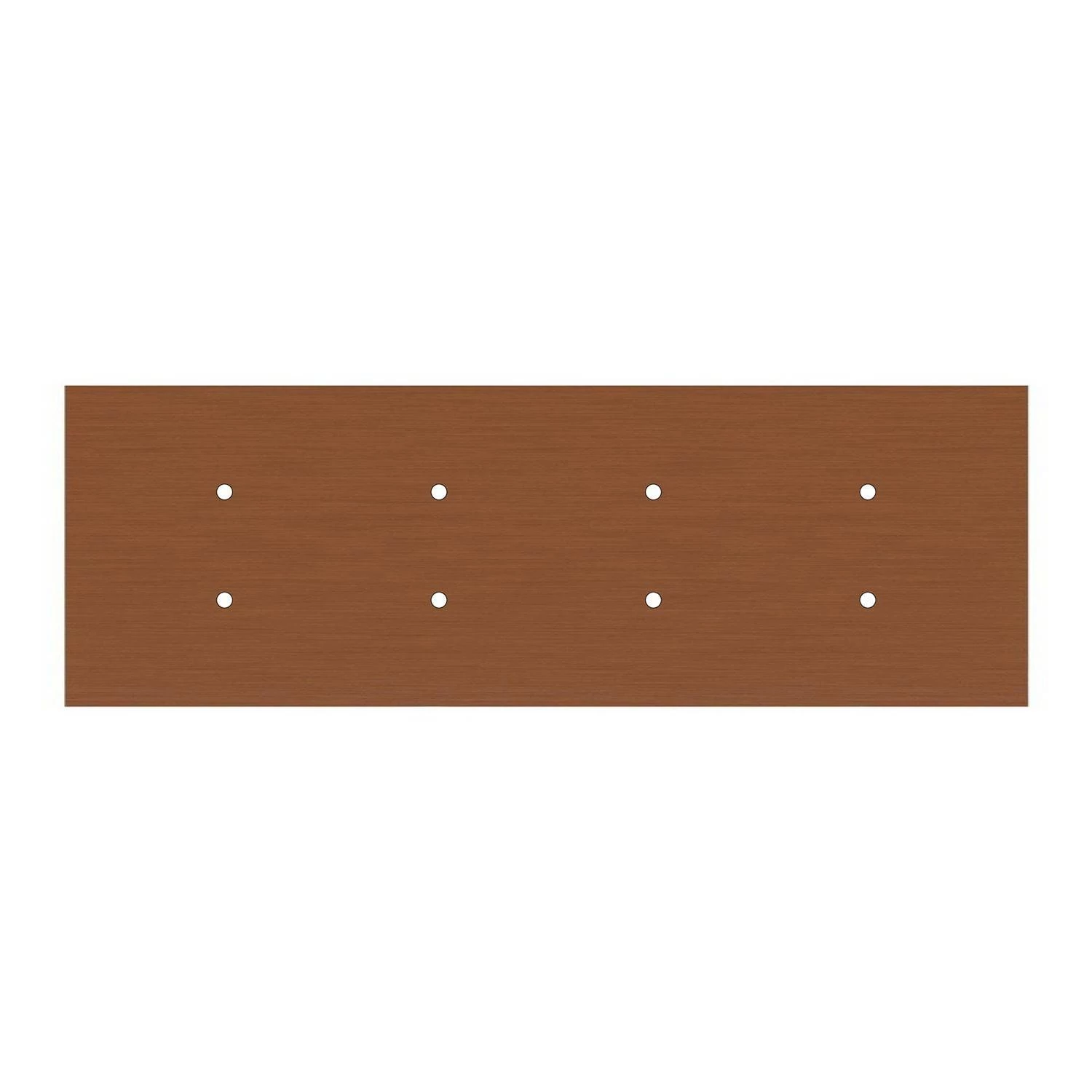 Rosetón XXL rectangular Ros One con 8 agujeros
