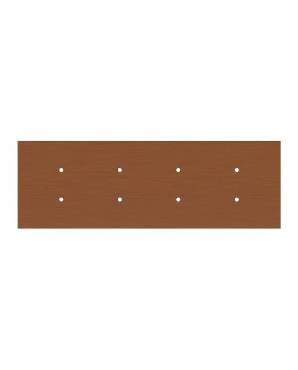 Rosetón XXL rectangular Ros One con 8 agujeros