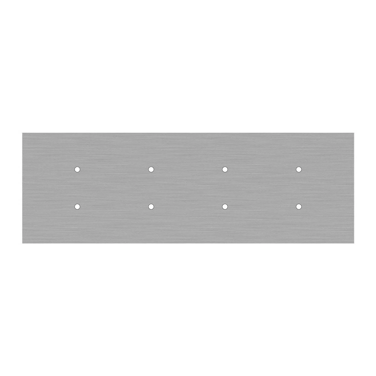 Rosetón XXL rectangular Ros One con 8 agujeros