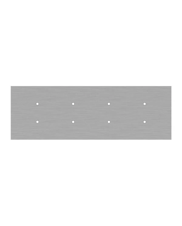 Rosetón XXL rectangular Ros One con 8 agujeros