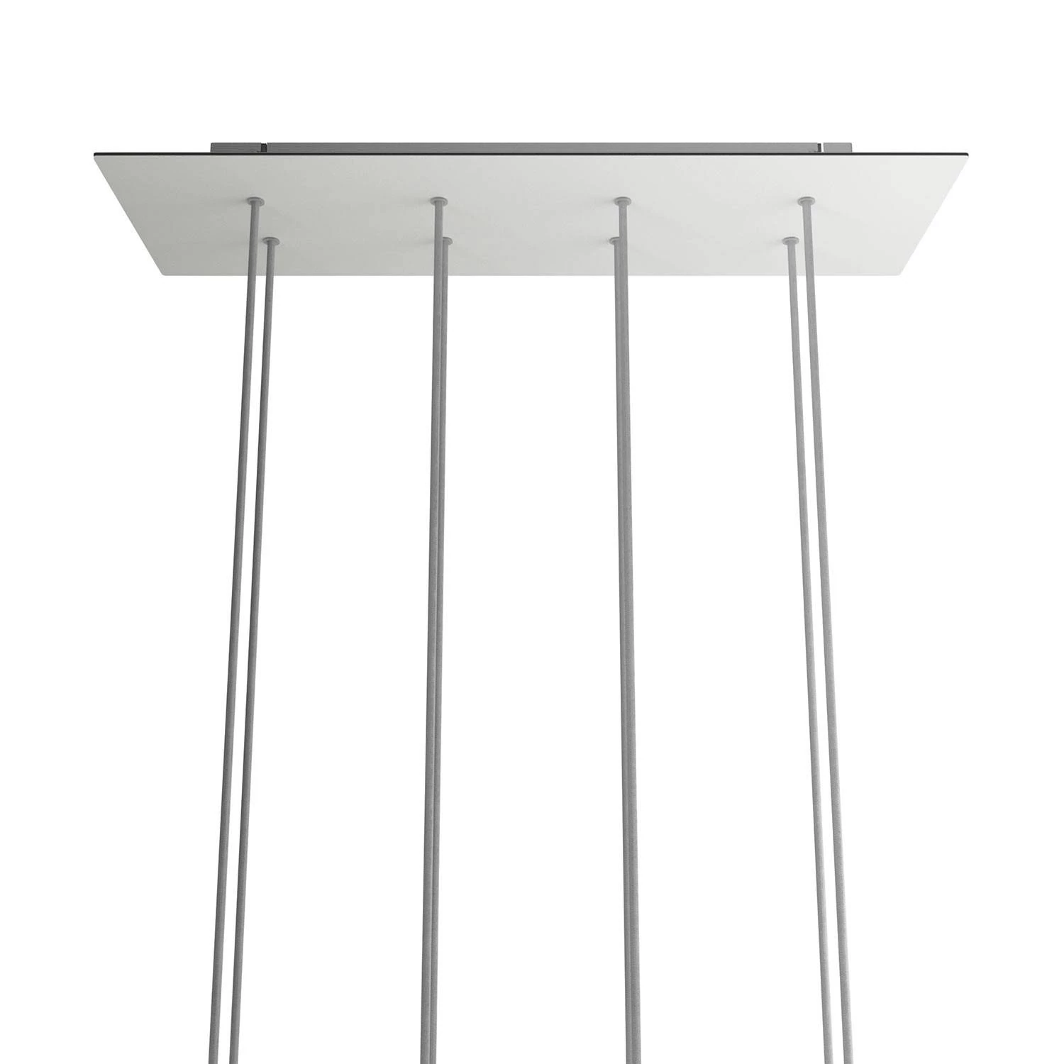 Rosetón XXL rectangular Ros One con 8 agujeros